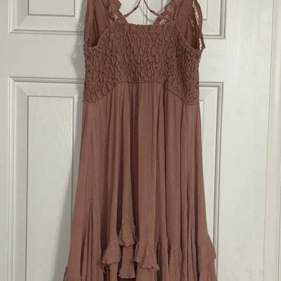 Free People One Adella Slip Dress In Rose, Size Small. - Picture 3 of 5